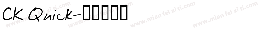CK Quick字体转换